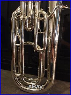Used Yamaha YBH-301S Silver Baritone Horn With Case (Plays Great!)