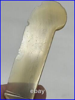 VTG Antique Georg Jensen Sterling Acorn Iced Tea Spoon & Pate Knife With Horn