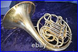 Vintage Conn 6D Double French Horn with Case and Mouthpiece