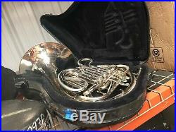 Vintage Holton H179 Silver french horn #534949 with case