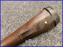 Vintage J. Carter Edinburgh Silver Plate Coaching Horn With Original Leather Case