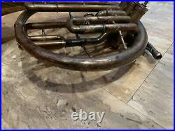 Vintage Silver Martin Hand Craft French Horn With Original Case