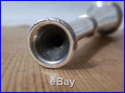 Vintage Solid Silver Bangkok 1934 -1963 Hunting Horn With Engraved Signatures