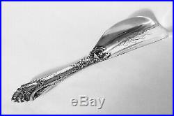 Vintage Sterling Silver Shoe Horn With Ornate Design By Bailey, Banks & Biddle