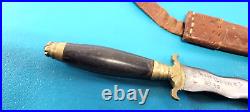 WWII Philippines Military Dagger Knife Moro KRIS Major W. C Carreras Officer