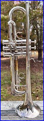 Weimar Silver Trumpet With Mouthpiece and Case