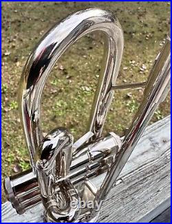 Weimar Silver Trumpet With Mouthpiece and Case