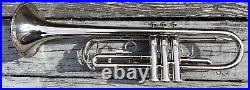 Weimar Silver Trumpet With Mouthpiece and Case