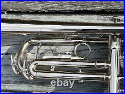 Weimar Silver Trumpet With Mouthpiece and Case