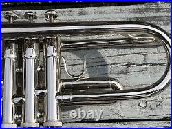 Weimar Silver Trumpet With Mouthpiece and Case