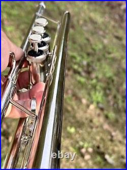 Weimar Silver Trumpet With Mouthpiece and Case