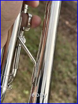 Weimar Silver Trumpet With Mouthpiece and Case