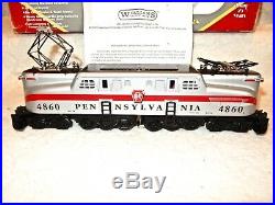 Williams GG1 Pennsy Locomotive with Dual Motors & Horn tested and-runs nice-Look