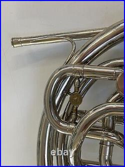 XTRA-Clean Holton H-177 Double French Horn, Solid Nickel-Silverwith Case, Mpce