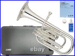 YAMAHA Alto Horn YAH-203S Silver-Plated with hard case official product New