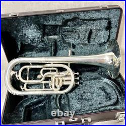 YAMAHA Alto Horn YAH-602S Eb with Hard Case and Mouthpiece from Japan Used