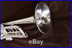 YAMAHA Trumpet YTR6335HS Professional SILVER Horn with Case