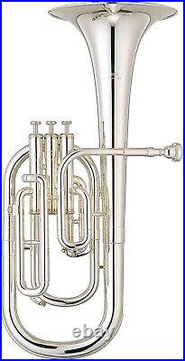 YAMAHA YAH-203S Alto Horn Silver-Plated with hard case