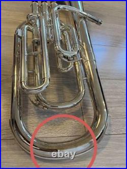 YAMAHA YAH-203S Silver Alto Horn Eb with Hard Case 2 Mouthpieces & Manual