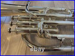 YAMAHA YAH-203S Silver Alto Horn Eb with Hard Case 2 Mouthpieces & Manual