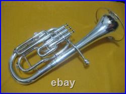 YAMAHA YAH-602S Alto Horn Very Rare With case and mouthpiece Used