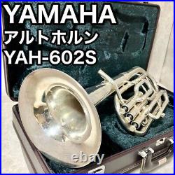 YAMAHA YAH-602S Eb Alto Horn with Hard Case Mouthpiece Function OK