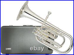Yamaha Alto Horn Eb 3 Piston Top Action YAH-203S Silver with Case New #4475