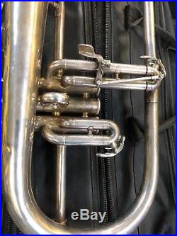 Yamaha Silver Horn Model YFH 635ST With Case And Attachments
