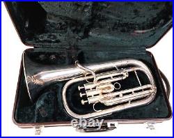 Yamaha YAH-601S YAH-601 Professional Alto (Tenor) Horn Silver Plated with Case