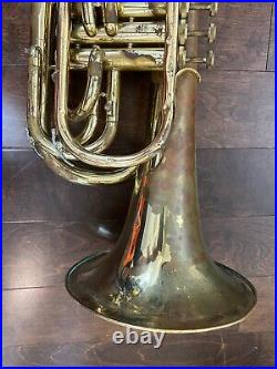 Yamaha YBH 301M Marching Baritone Horn with mouthpiece. Japan