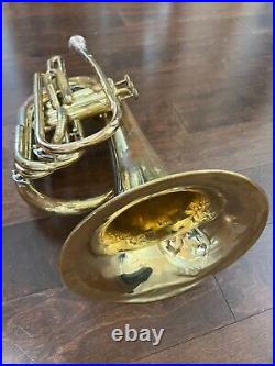 Yamaha YBH 301M Marching Baritone Horn with mouthpiece. Japan