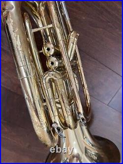 Yamaha YBH 301M Marching Baritone Horn with mouthpiece. Japan