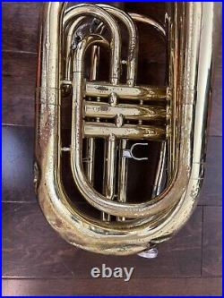 Yamaha YBH 301M Marching Baritone Horn with mouthpiece. Japan