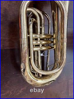 Yamaha YBH 301M Marching Baritone Horn with mouthpiece. Japan