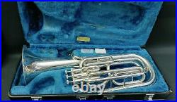 Yamaha YBH-301S Silver Baritone Horn with Case and Mouthpiece Made In Japan