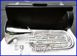 Yamaha YBH-621S Baritone Horn with Case Excellent Condition Shop Serviced Wrty