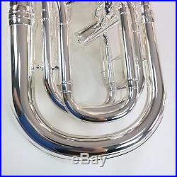 Yamaha YBH-621S Professional Baritone Horn in Silver Plate with 4th Valve SUPERB