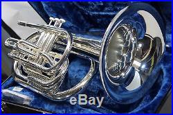 Yamaha YBH301M Silver MARCHING Baritone Horn YBH 301 with Hard Case Mouthpiece