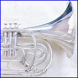 Yamaha YHR-302MS Marching French Horn With Mouthpiece Good Maintained Japan Used