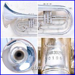 Yamaha YHR-302MS Marching French Horn With Mouthpiece Good Maintained Japan Used