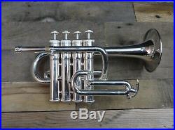 Yamaha YTR6810S Silver Bb/A Piccolo Silver Trumpet, Show Horn with tags and box