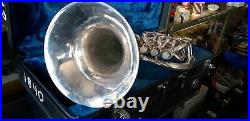Yamaha Ybh 301s Silver Marching Horn With Case