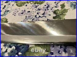 Yoshimitsu Double Bevel Yanagiba Knife White #2 Stainless Clad 310mm Blade Heavy